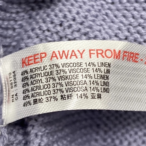 Free People Beach Living In This Sweater Jogger Pant  XS Knit Linen Pleated Hem - Picture 8 of 9